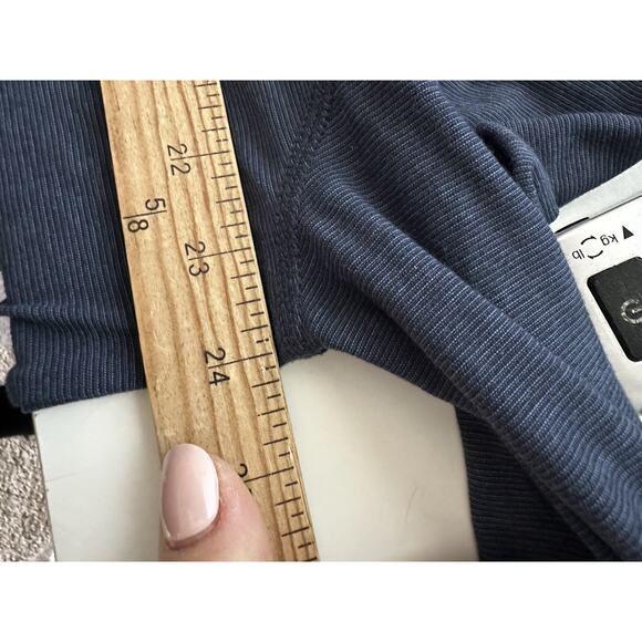 Vineyard Vines Large Men Edgartown Shep Shirt Navy Blue Snap Neck 6-1k - Picture 7 of 9